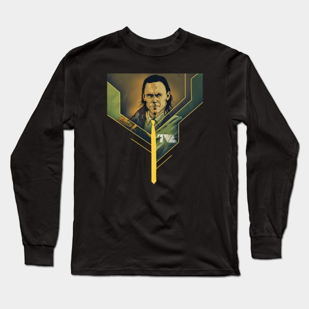 god of mischief in TVA Long Sleeve T-Shirt by Kotolevskiy